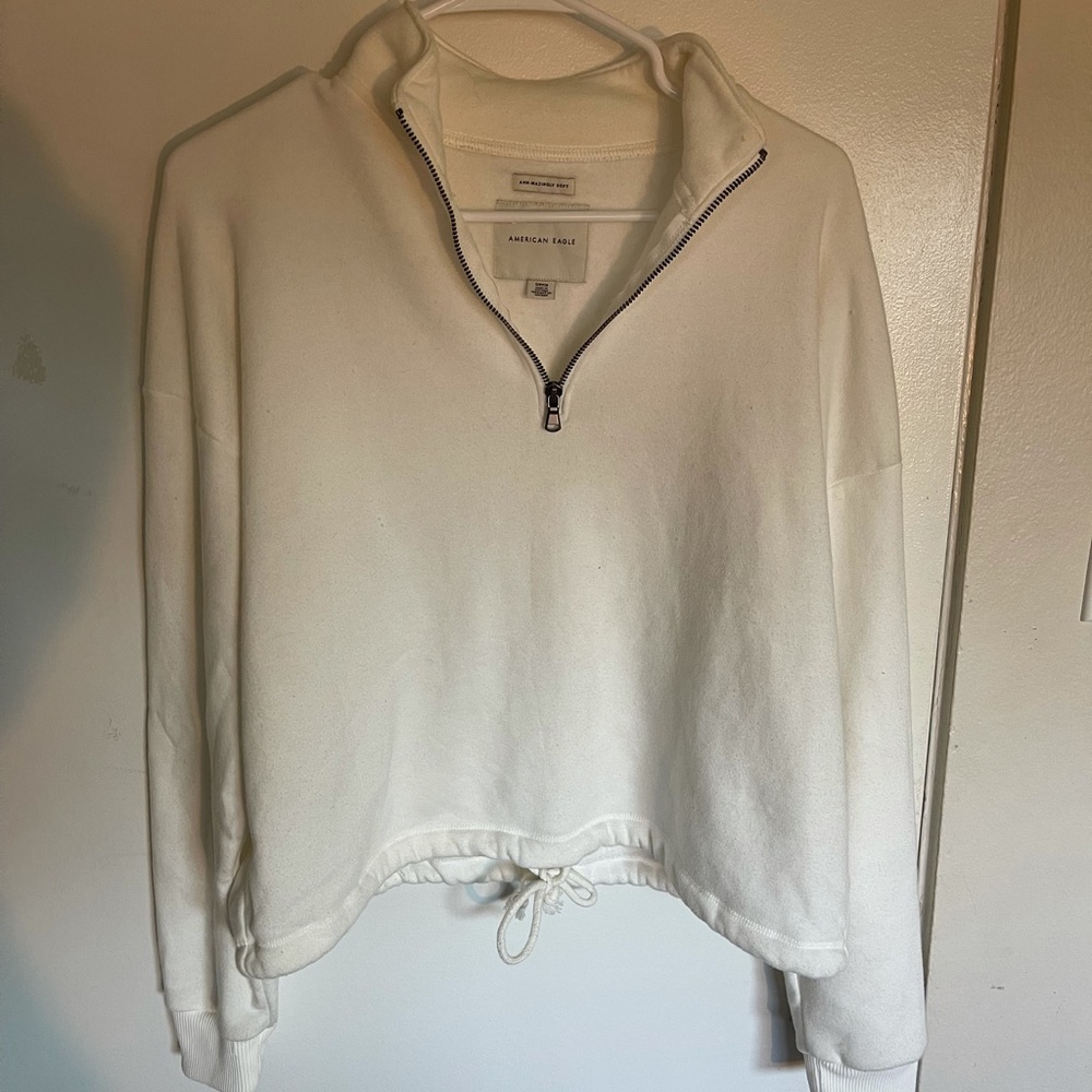 American Eagle Quarter Zip Sweater